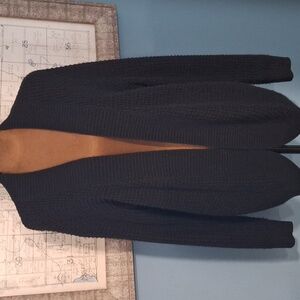 Classic Black Knit Cardigan